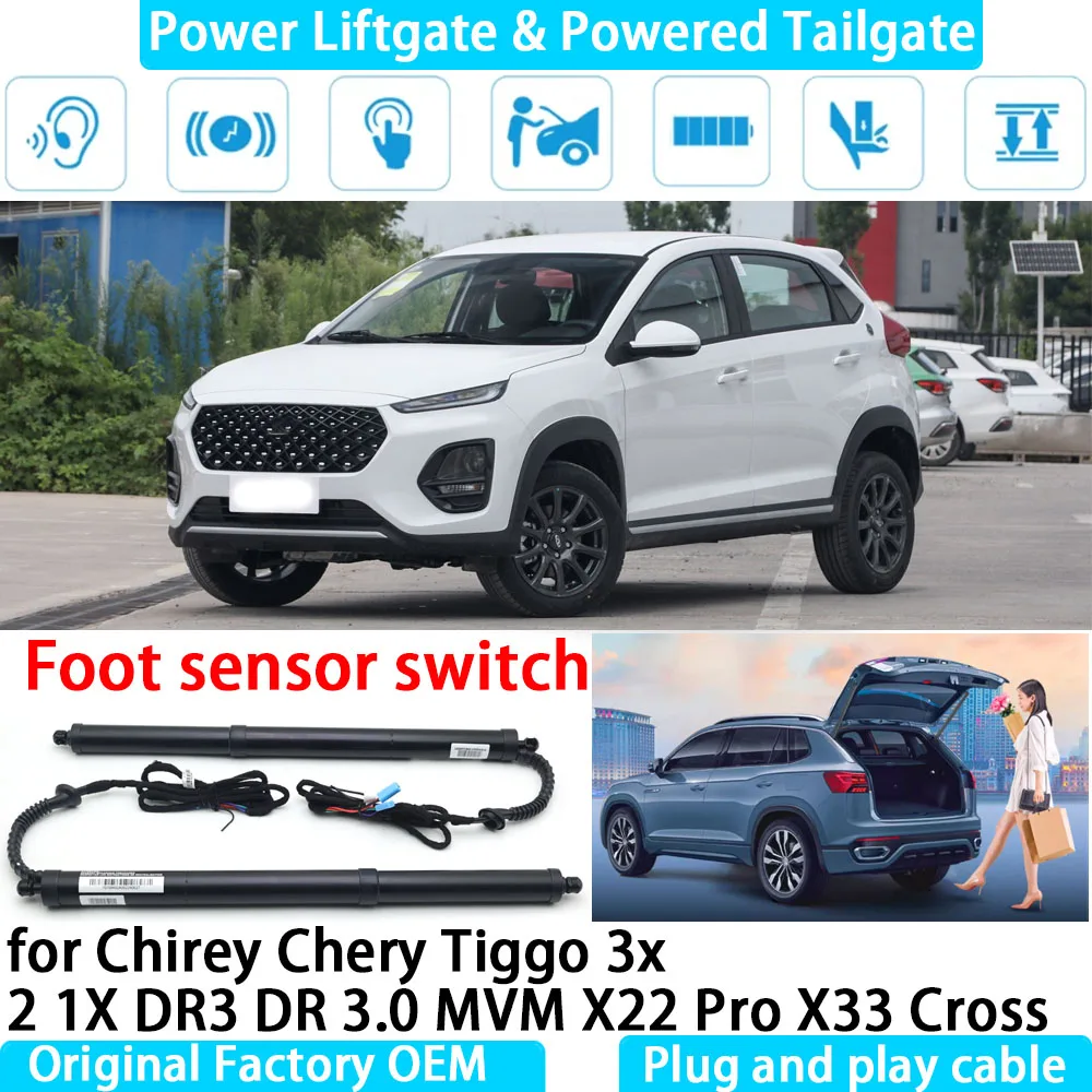

for Chirey Chery Tiggo 3x 2 1X DR3 DR 3.0 MVM X22 Pro X33 Cross Automatic Electric Power Liftgate Powered Tailgate Strut Gate