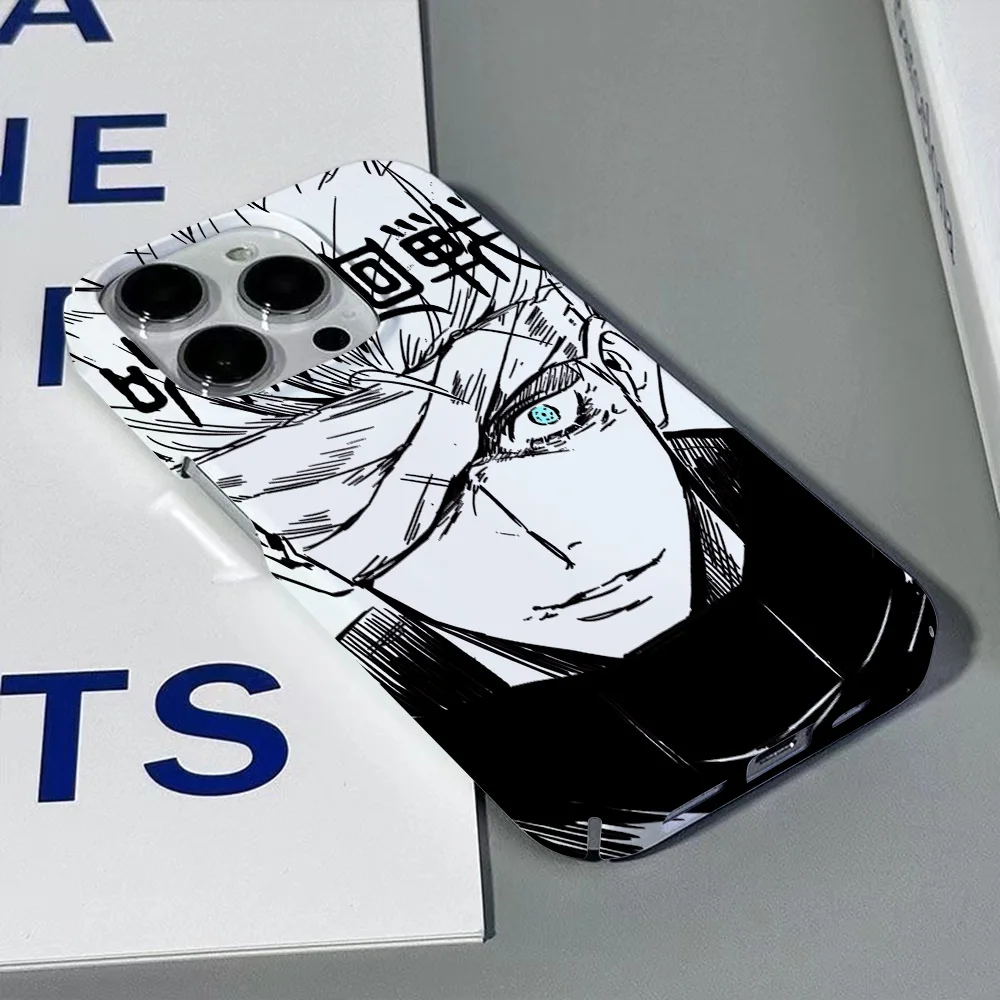 Anime Jujutsus Kaisens Phone Case for iPhone 16 15 14 13 12 11 Pro Max XS XR XSMax 6 7 8 Plus Glossy HD Hard PC Cover