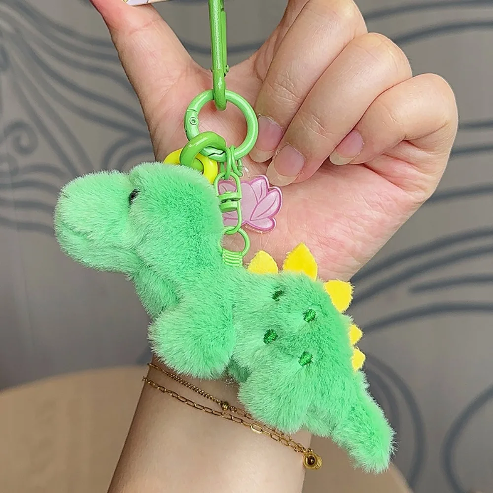 

Simple Design Dopamine Dinosaur Pendant Fashionable Material Dinosaur Keychain Unique Niche Dinosaur Keyring Daily Use