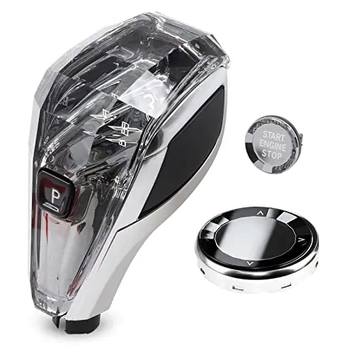 Suitable for BMW Full Range Gear Knob Crystal Gear Knob Hot Sale Body Kit Three-Piece Car Diamond Crystal Gear Shift Knob