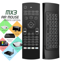 Universal Air Mouse Remote Control MX3 Voice Backlit 2.4G RF Wireless Keyboard For Android TV Box X96 Mini H96 MAX for Smart TV