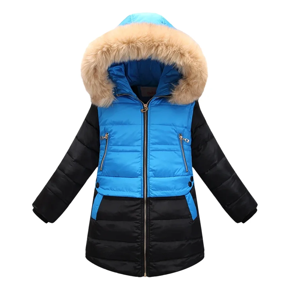 

Winter Warm down Coat for Girls Outdoor Female Child Outerwear Fashion Parka Beautiful Jacket Children's Outerwear
