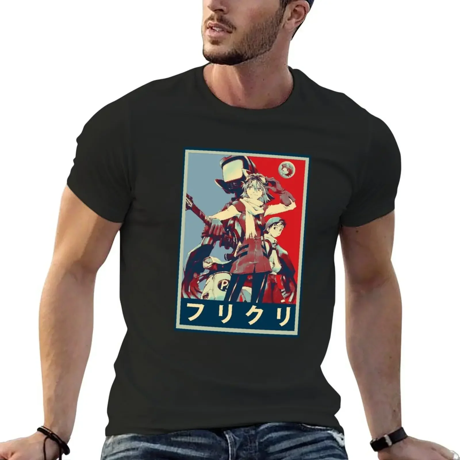 Spiraling Emotions Flcl Journey T-Shirt blue archive shirts graphic tees t shirts for men graphic