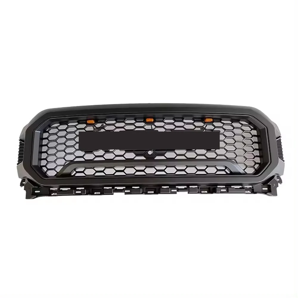 Pickup Racing Grille Fit For Ford F150 2021 2022 2023 Retrofitted Shelby Front Bumper Grille With Light Guard Grid Grille