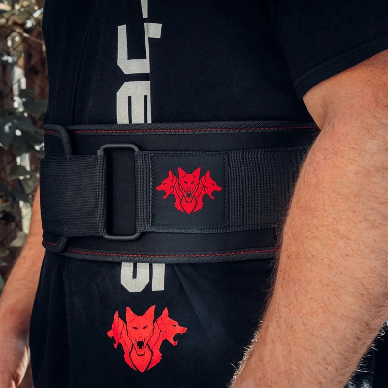 Cerberus Waist Trainer para homens, acessórios de ginástica, segurança esportiva, musculação, powerlifting, suporte de cintura, musculação, treino