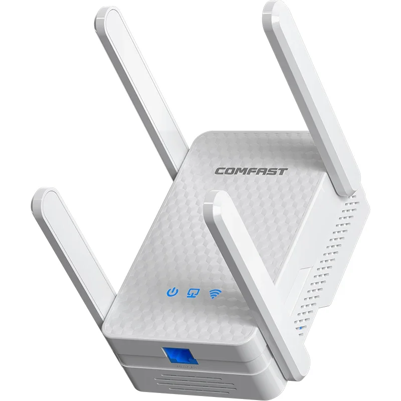 COMFAST Dual Band Easy Mesh 10/100/1000Mbps Puerto RJ45 Uso doméstico 3000Mbps wifi6 Repetidor Extensor de red