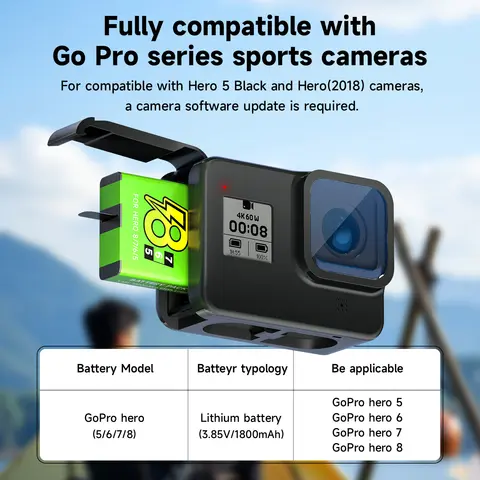 10 best sales GoPro 8-batteri - №4