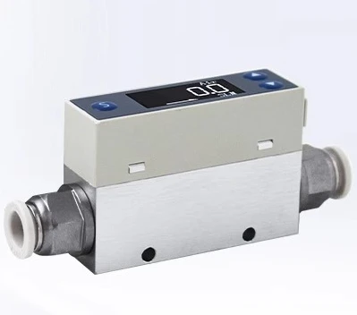 Laboratory High Precision Thermal Gas Mass Flow Meter Compressed Air Oxygen Nitrogen Gas Sensor
