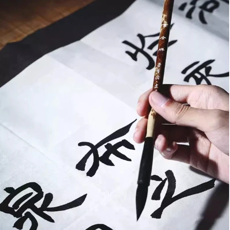 Cao Quanbei Clerical Script Calligraphy Brush Woolen Mixed Hair Official Script Writing Brush Pen Chinese Art Painting Brush
