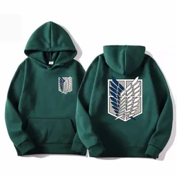 Attack on Titan hoodies women aesthetic Korean style Kawaii japanese Hood Hooded Shirt women graphic sweatshirts