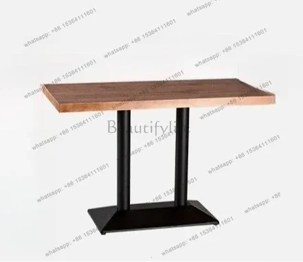 Best Sellers Modern Two People Dining Tables Leisure Homestay Minimalist Luxury Dining Tables Retro Hotel Home Furniture Mesa Co