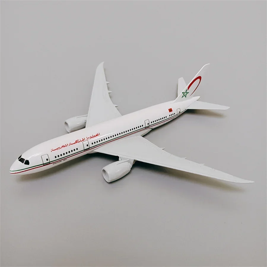 16cm Alloy Metal Royal Air Maroc Airlines B787 Boeing 787 Airplane Model Airways Model Plane Diecast Aircraft Kids Gifts Decor