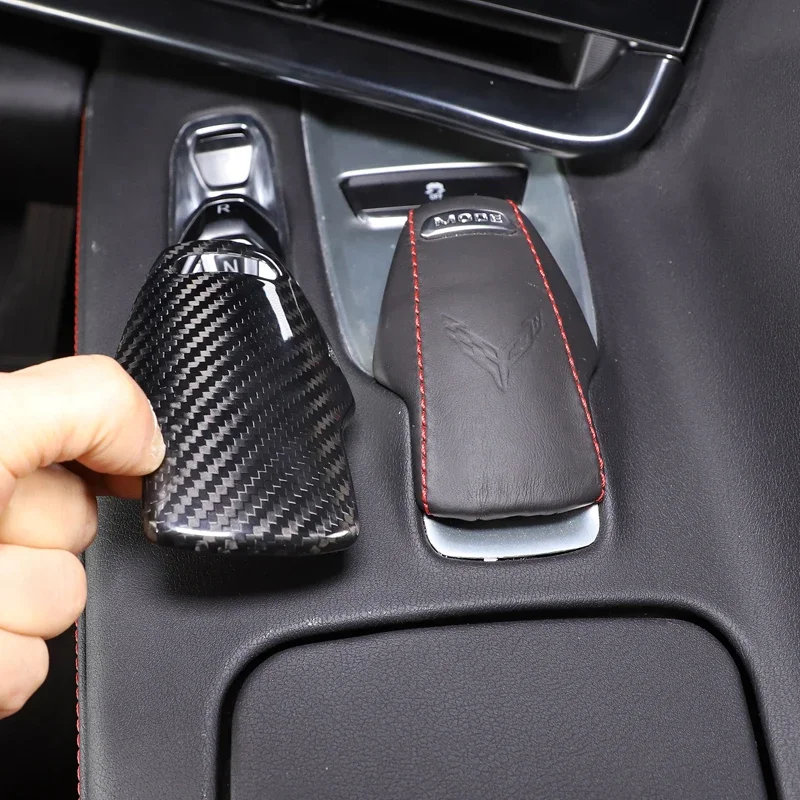 

Real Carbon Fiber Car Center Control Sport Mode Frame Cover Trim For Corvette C8 Stingray Z51 Z06 2020-2023 Car Accessories