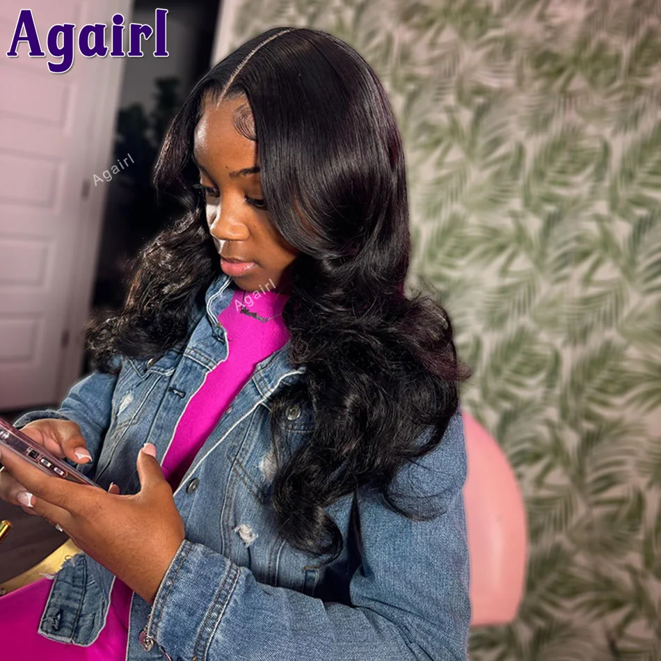 Perruque Lace Front Body Wave Naturelle pour Femme, Cheveux Humains, Rouge Foncé, Violet, 13x6, 13x4, Transparent, Fermeture 5x5, Densité 200%, Pre-Plucked