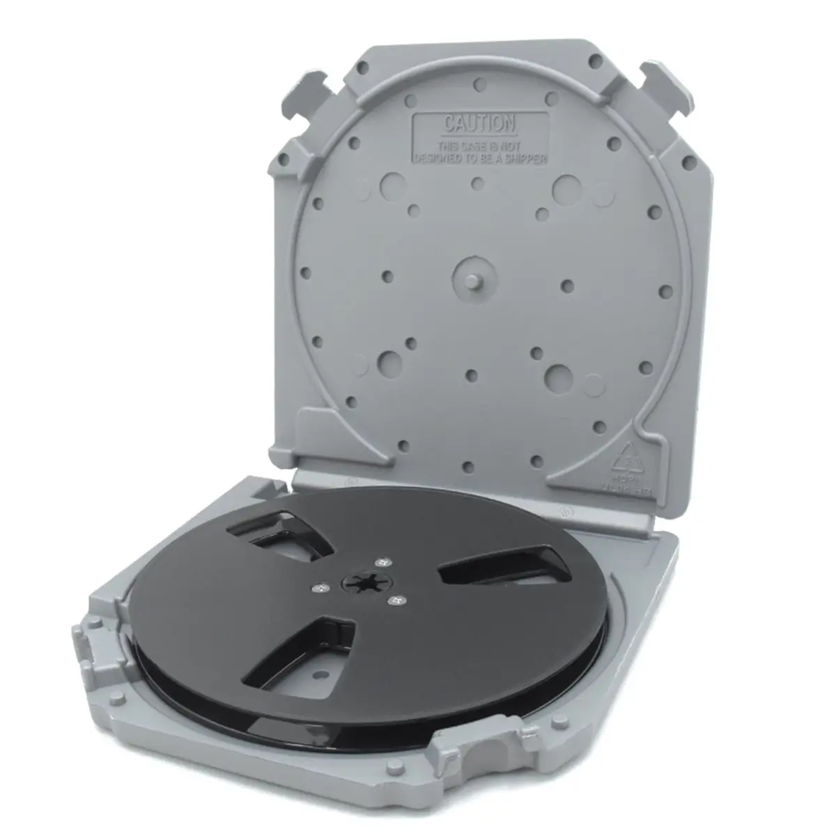 A86G NEW 7 Inch Empty Tape Reel with 3 Holes with Empty Take Up Reels Storage Box Protection Open Reel Recording Tape Box Case