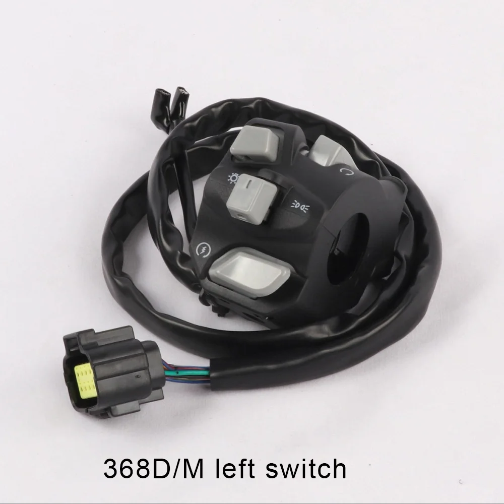 For ZONTES 368G/E/K/D/M pedal bike handlebar switch left and right handlebar ignition horn switch for zontes 368-g