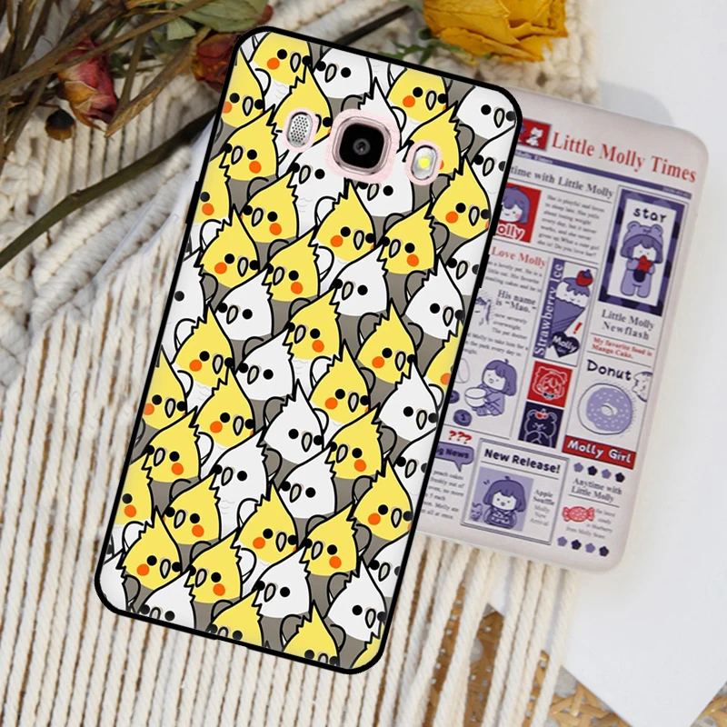 Parrot Birds Cockatiel Case Cover For Samsung A6 A7 A8 A9 J8 2018 A3 A5 J1 2016 J3 J5 J7 2017 J6 J4 Plus Case