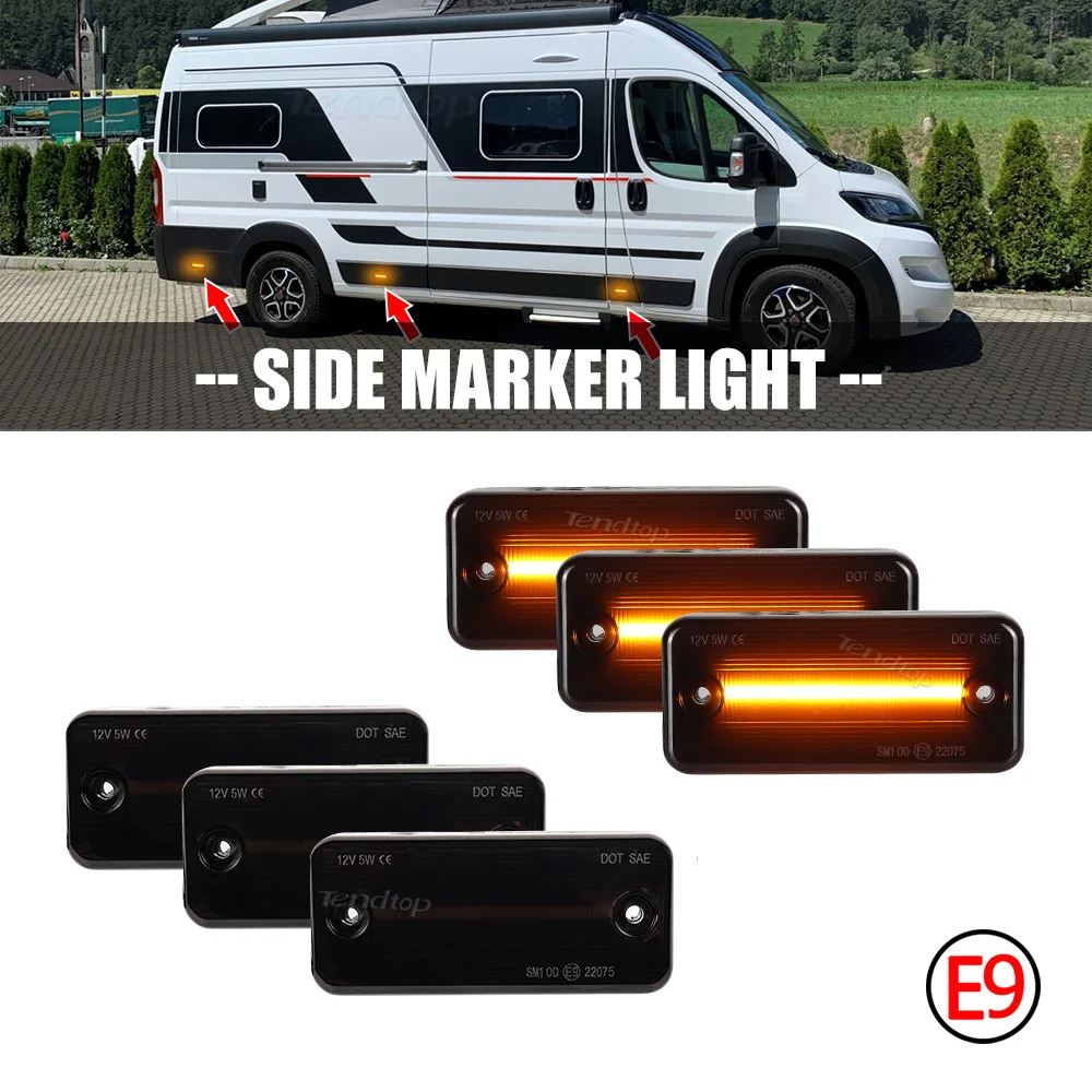 LED Side Mirror Marker Lamp For Fiat Ducato Citroen Relay Peugeot Boxer Renault Volvo FE FL Man Iveco Daily DAF Jeep Cherokee