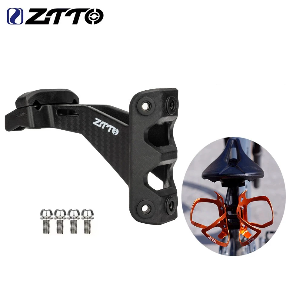 

ZTTO велосипедная клетка для бутылки с водой, удлинительное крепление для MTB, дорожный велосипед, держатель для бутылки с водой, адаптер, велосипедное седло, держатель для двойной стойки для бутылок