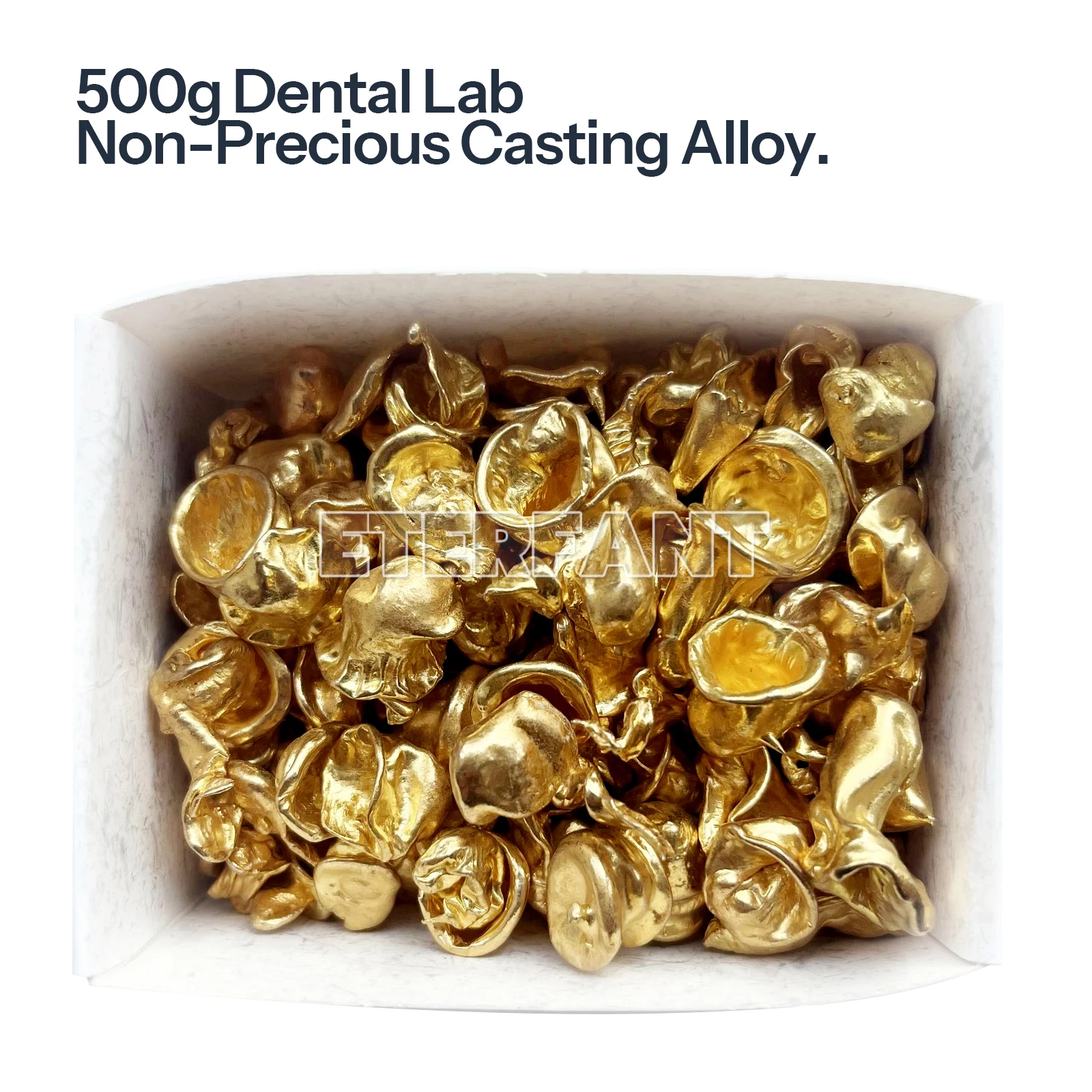 

ETERFANT 500g/17.6 OZ Dental Lab Non-Precious Casting Alloy For Casting Full Cast Crown