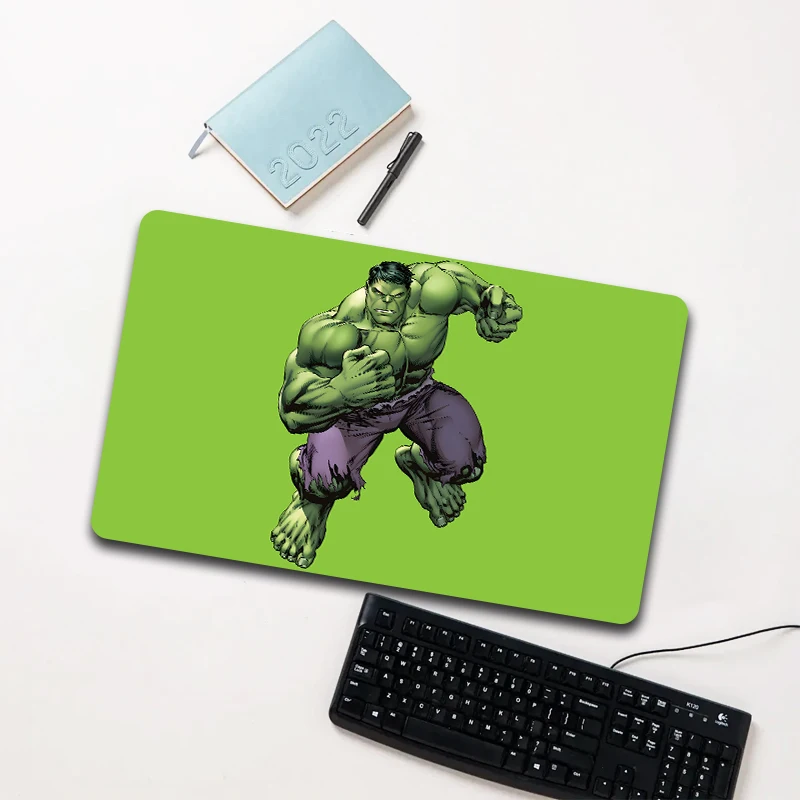 

Marvel Hulk Green Background Mouse Pad Large Non-slip Waterproof Desk Mat for Computer Laptop