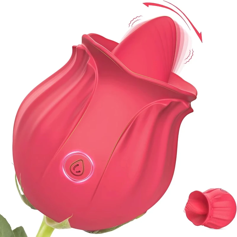Juguete sexual rosa para lamer la lengua, estimulación del clítoris, masaje con vibración para pezones, vibrador para mamada, masturbación del punto G, productos para adultos y mujeres