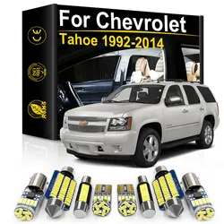 Car LED Interior Light For Chevrolet Chevy Tahoe 1992-2000 2008 2009 2010 2011 2012 2013 2014 Accessories Dome Trunk Lamp Canbu