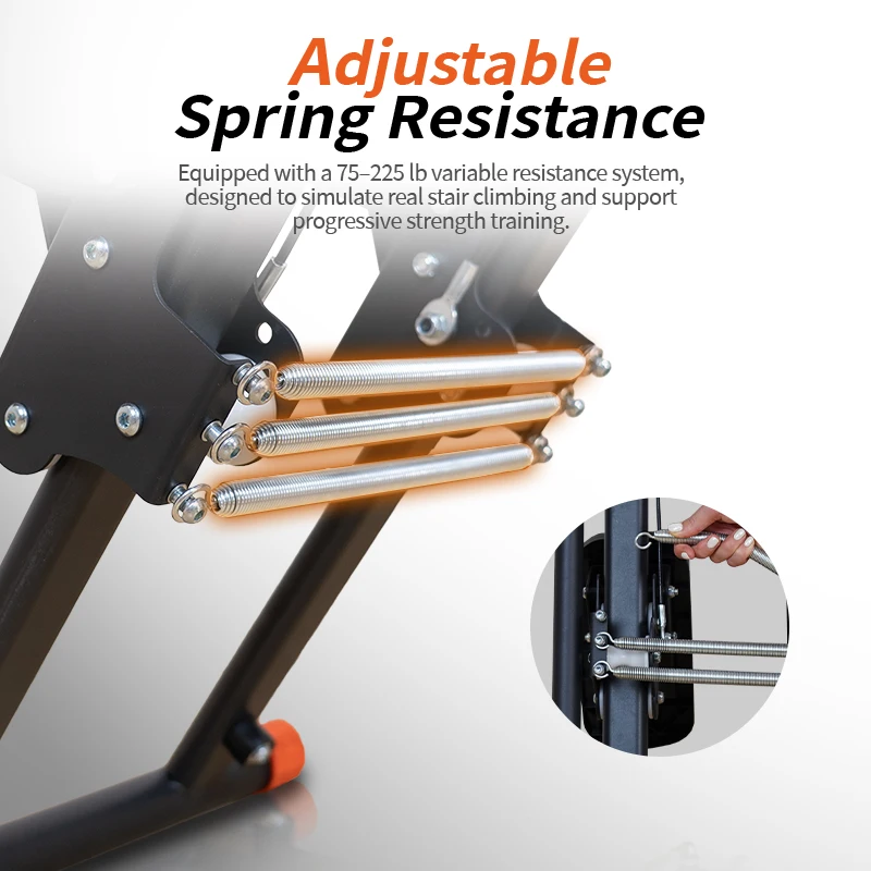 Immagine 7: Mini Stepper Portatile per Fitness Domestico, Macchina per Allenamento Indoor e Body Building