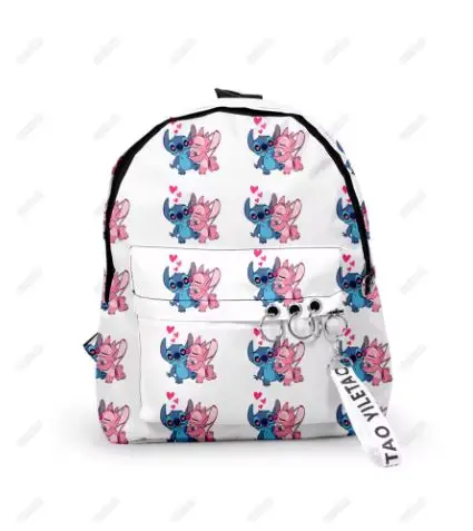 

Disney Cartoon Cute Stitch Childrens Schoolbag Luxury Brand Large Capacity Travel Bag Fashion Student Backpack