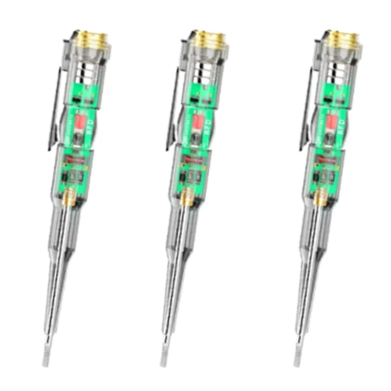 3Piece Double Lamp Electric Pen Induction Power Electric Screwdriver For Zero Measuring Firewire