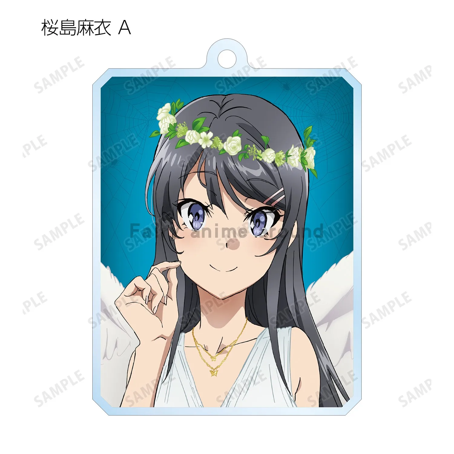 Game Nodoka Toyohama Shoko Makinohara Kaede Azusagawa Mai Sakurajima Keychain Doll Anime Acrylic Keyring Pendant for Gift