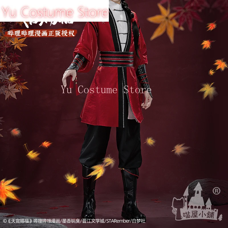 YuCostumeAnime! Heaven Official’s Blessing HuaCheng Tian Guan Ci Fu Hua Cheng Saburo Young Game Suit Uniform Cosplay Costume Men