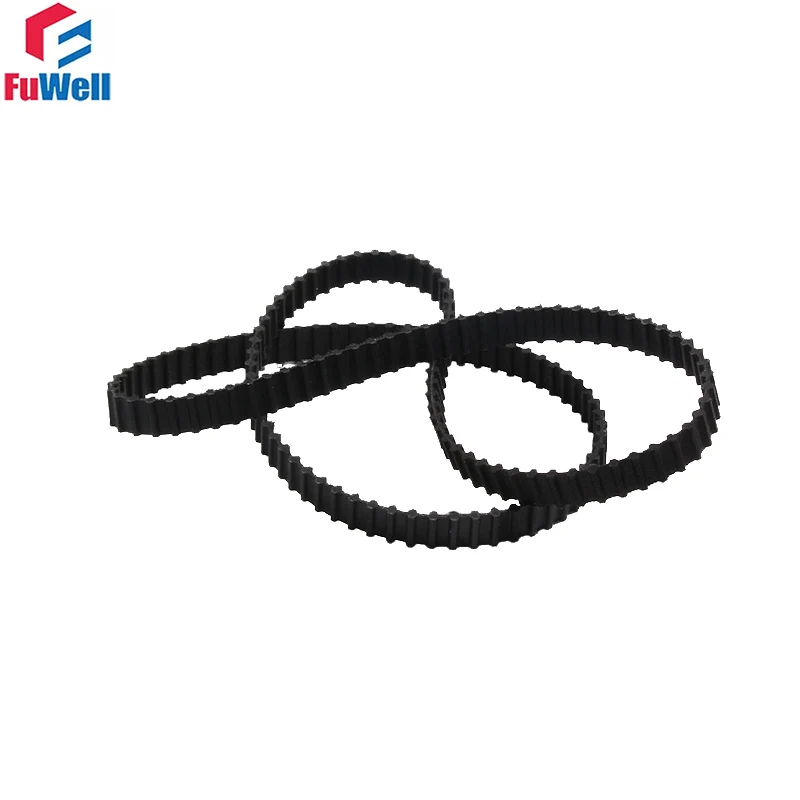 

350DXL-396DXL Teeth Pitch 5.08mm Rubber Double-Sided Toothed Synchronous Timing Belt 10mm/12.7mm/15mm Belt Width