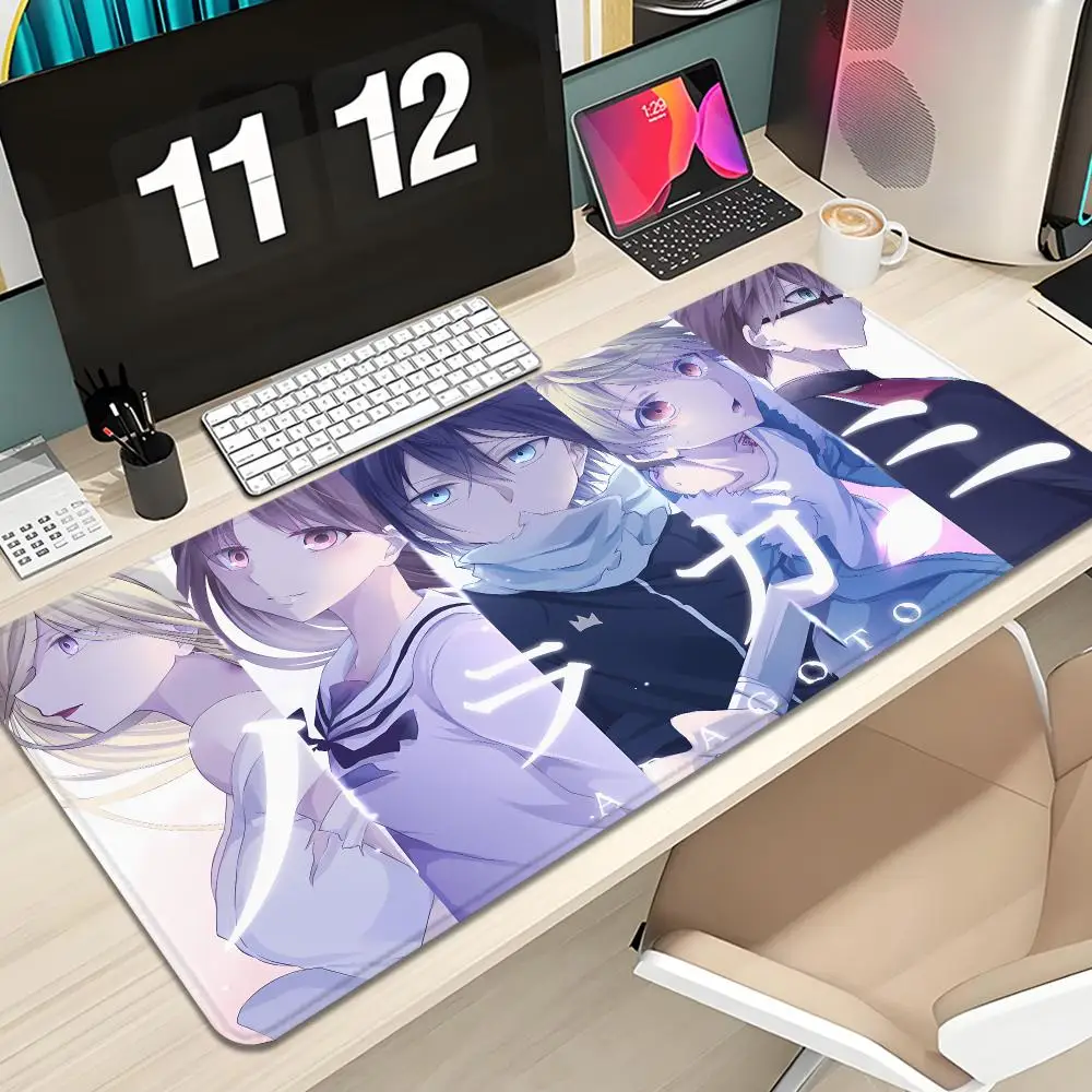 Noragami Night Fight Mouse Pad Keyboard Mousepad large 600X300 mm Desk Mat PC Gaming High definition printing Table pad