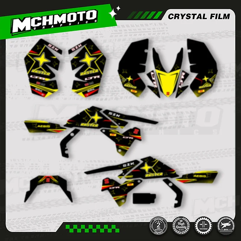 

MCHMFG For SUZUKI LTR450 450R MOTOR Full Set Motorcycle Graphics Decals Stickers Kits 001