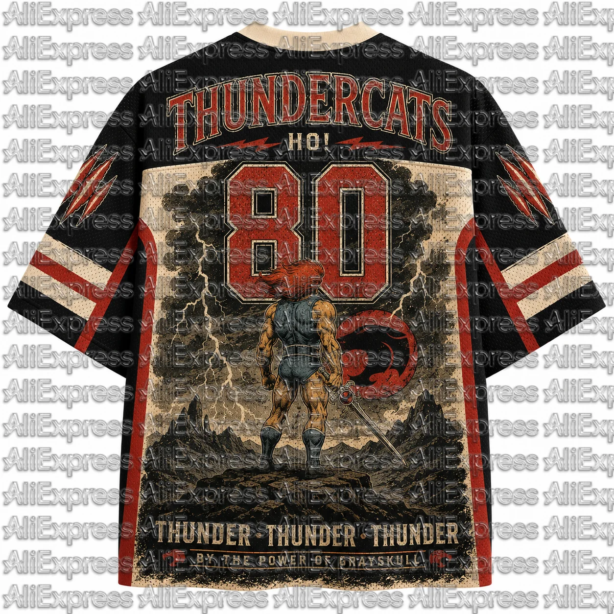 2026 Popular 80s Themed Sports Fashion Short Sleeved V-neck Mesh Streetwear Retro Band Movie Game Fan Gift T-shirt