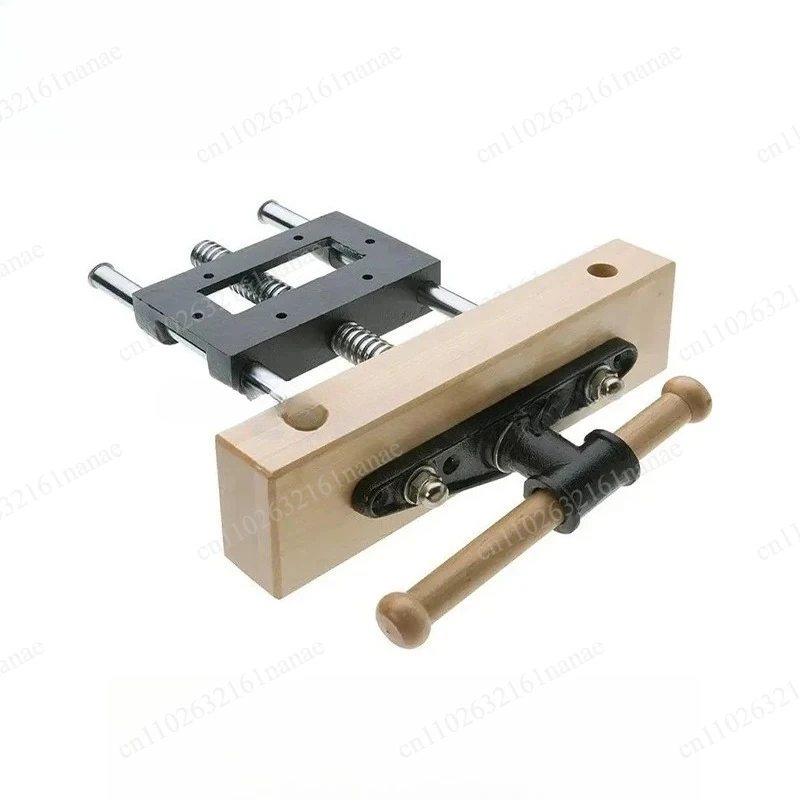 

9 Inch Woodworking Table Vise Clamp, Guide Rod Type Woodworking Fixture for DIY Projects