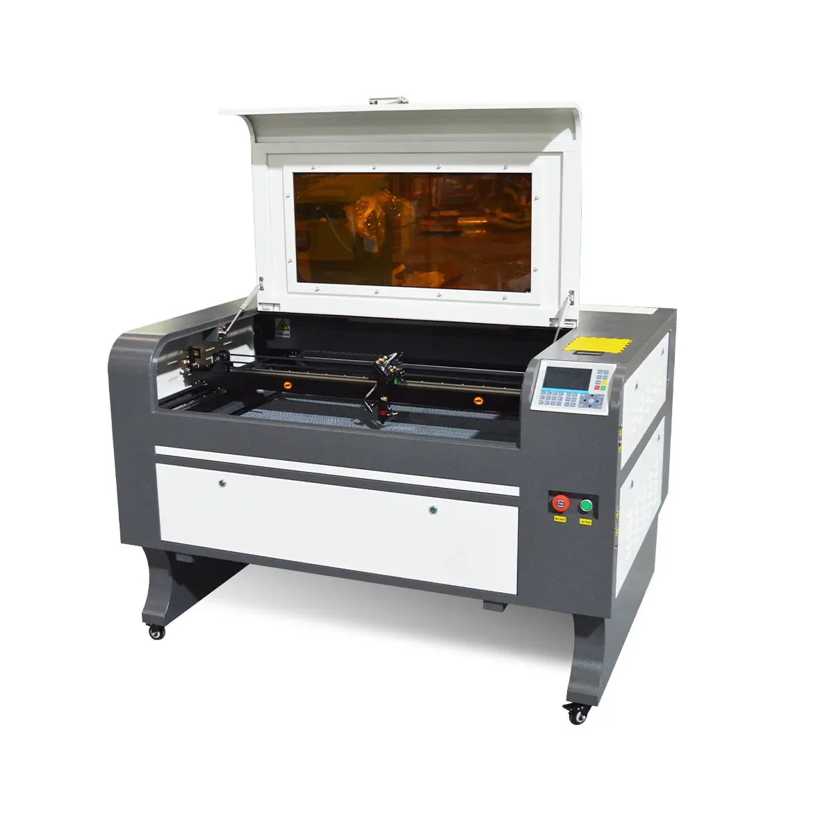 Ruida 6040 Working Area CO2 Laser Engraver And Cutting Machines 600*400mm 60W 80W 100W For Cutting Wood Acrylic Leather