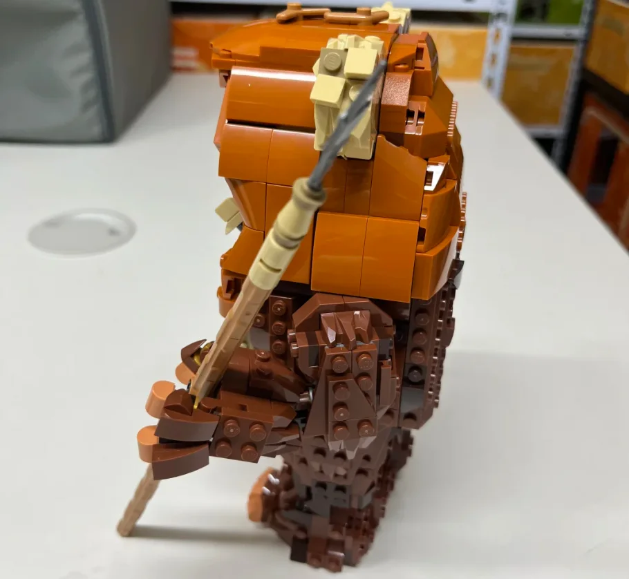 1010pcs Hot Toys Star Interstellar Conflict Wars Wicket Ewok Jungle Warrior Sentinel Building Block Model Toy For Christmas Gift view 6