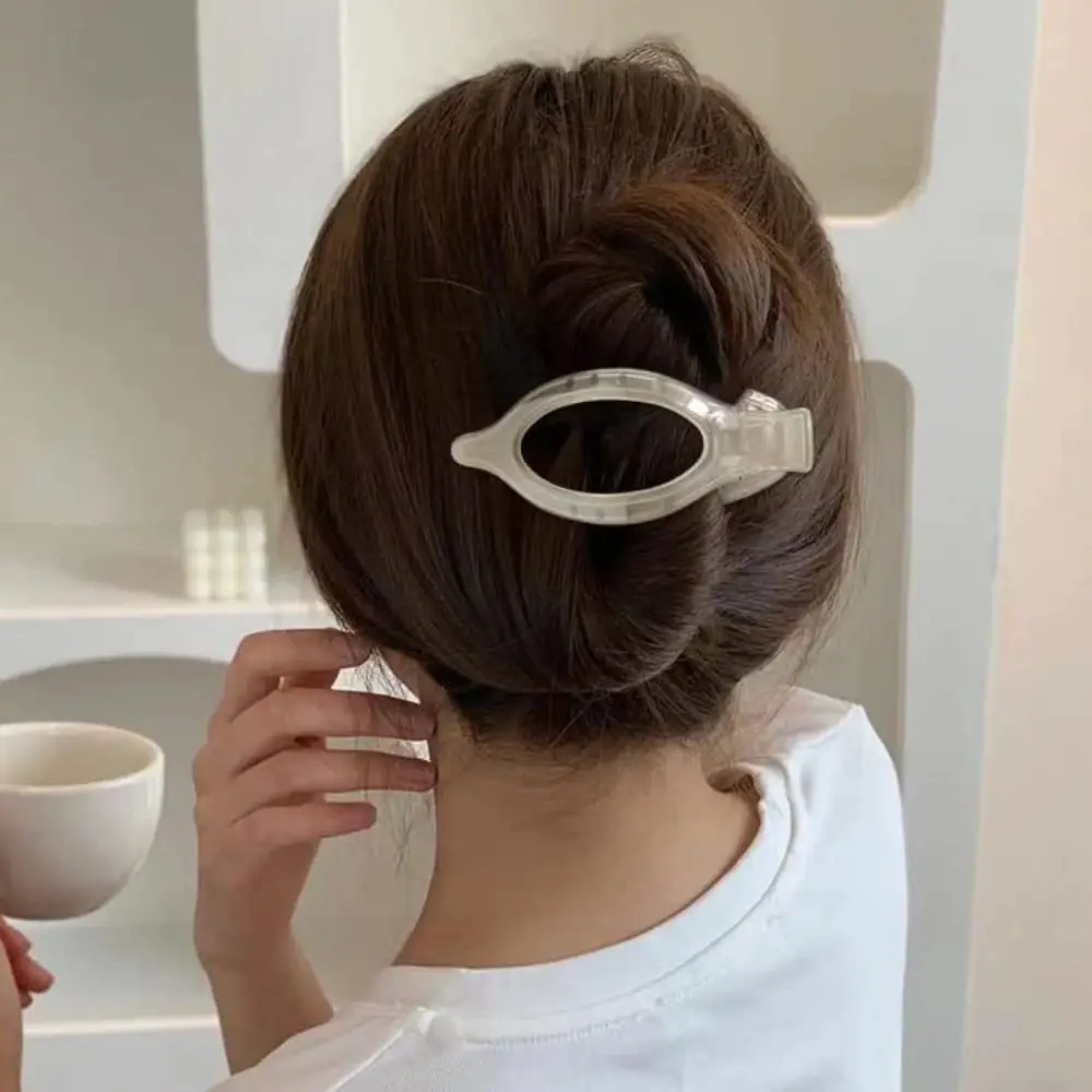 夏大アクリルクリップヘアピンファッション透明アヒルのくちばしヘアクリップヘアアクセサリー女性帽子