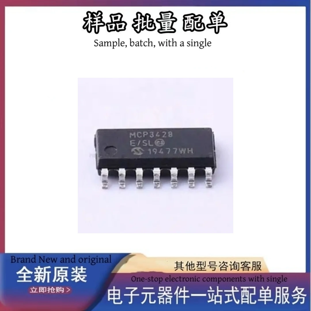 

Analog to Digital Converter IC Electronics Components Integrated circuits MCP3428-E/SL 14SOIC