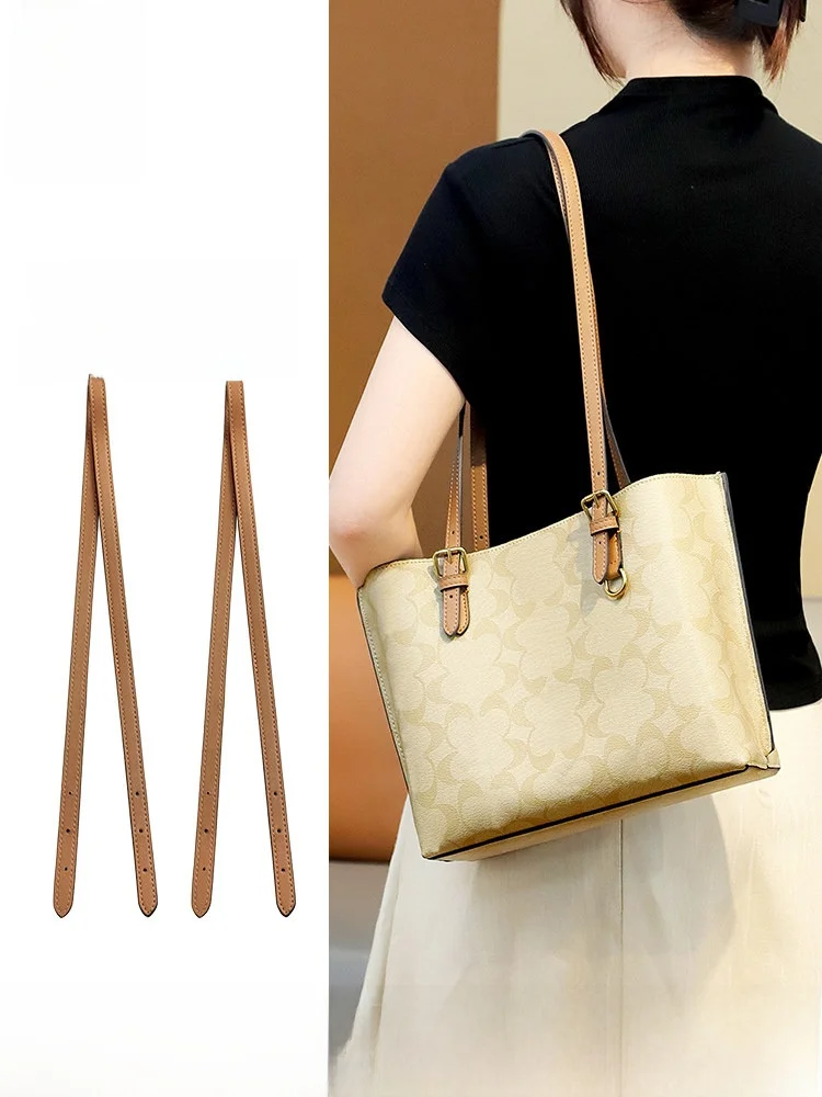 Mollie Tote Bag Long Shoulder Strap Replacement Milk Tea Color Jasmine 25 Leather Bag Accessories Zipper Buckle Parts
