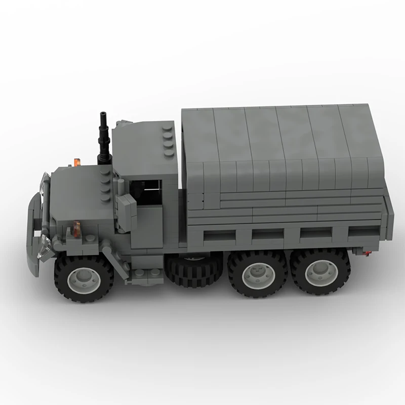 Militaire Ww2 Voertuig Truck Model Verkeer Amerikaanse Auto Collectie Moc Us M35 Model Bouwstenen Kit Bakstenen Speelgoed Kids Cadeau