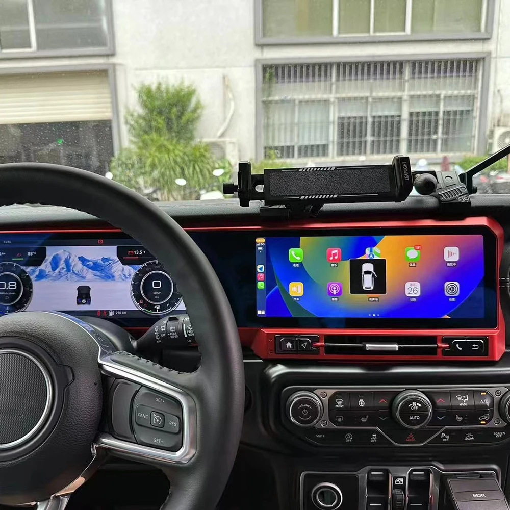 SXMA JL1316 Integrated Central Control DVD Reverse&LCD Instrument Panel Intelligent Navigation forJeep JL forWrangler 2018+ 2.0L