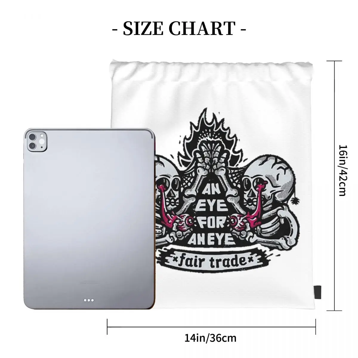 Skull Backpacks Multi-function Portable Drawstring Bags Sports Bag Book Bags For Man Woman Students