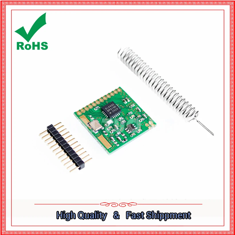 Ultra-small SI4432 Wireless Module long-range Module Through The Wall Of The Wireless Transceiver Module Board 1000 Meters