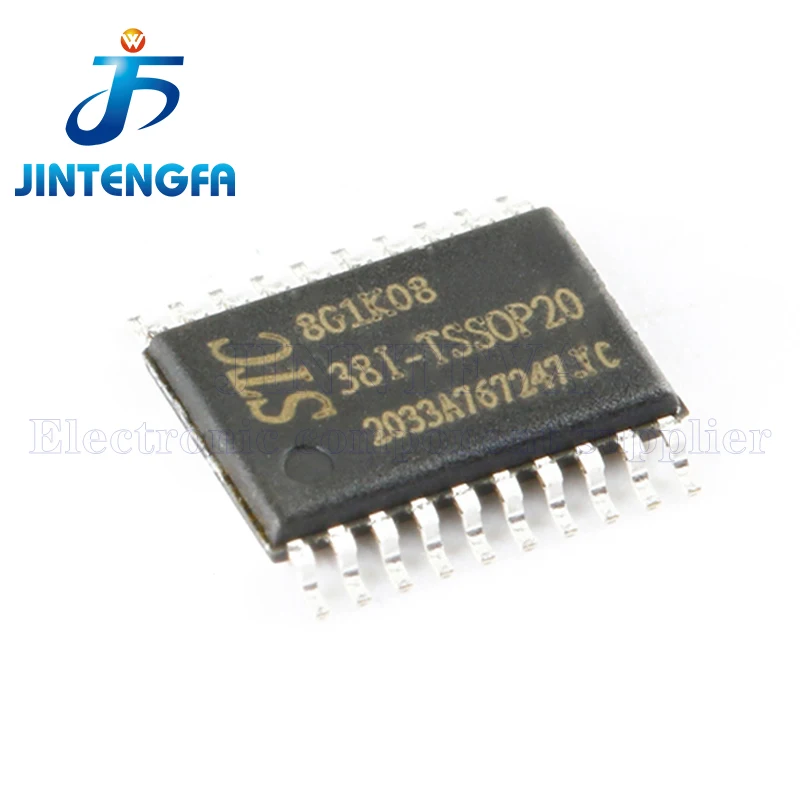 5pcs STC8G1K08 STC8G1K08-38I-TSSOP20 Single-Chip 1T 8051 Microcomputer Enhanced Microcontroller MCU Micro Controller EEPROM ISP