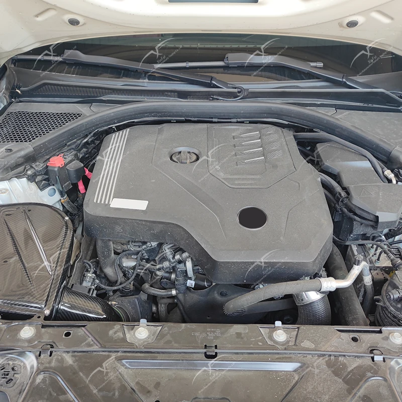 Suitable for 3 4 Series G B48 Car Modification Carbon Fiber Engine Hood Engine Intake System Kit Accessories