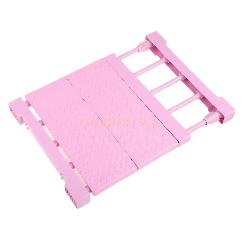 AXYC Expandable Closet Tension Shelf Storage Rack Adjustable Metal Storage Rack Cabinet Organizer DIY Divider Separator