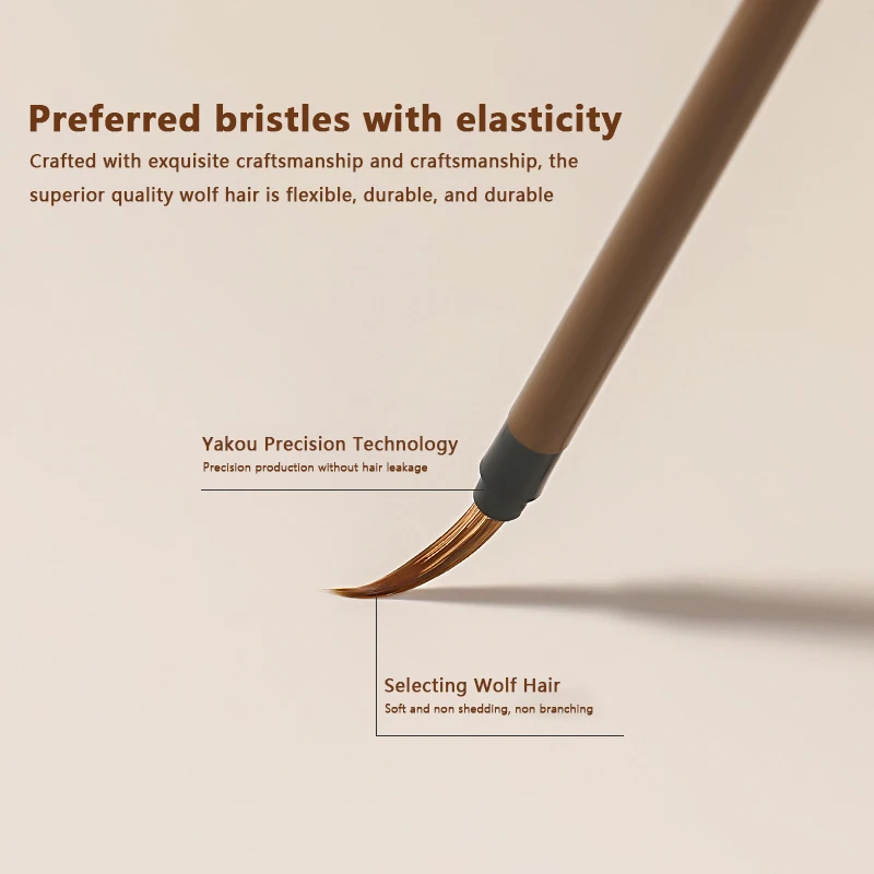 เล็บหมาป่าแปรงผมปากกาเจลจิตรกรรมสายไฟปากกา Liner ภาษาโปลิชคําแปรงเล็บเครื่องมือออกแบบ